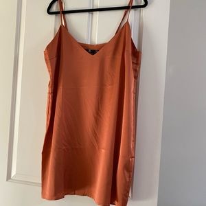 NEVER WORN SATIN SLIP DRESS with tags